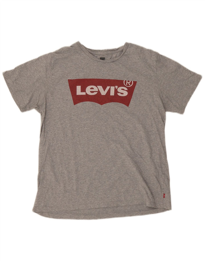 Damska koszulka z grafiką Levi's Top UK 16, duża, szara