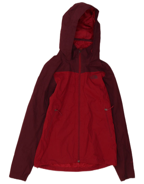 Damska kurtka przeciwdeszczowa z kapturem The North Face UK 6 XS w kolorze bordowym