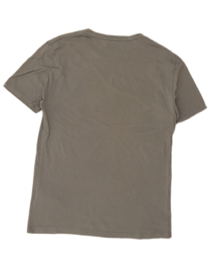 T-shirt męski All Saints, mały, szary, bawełniany