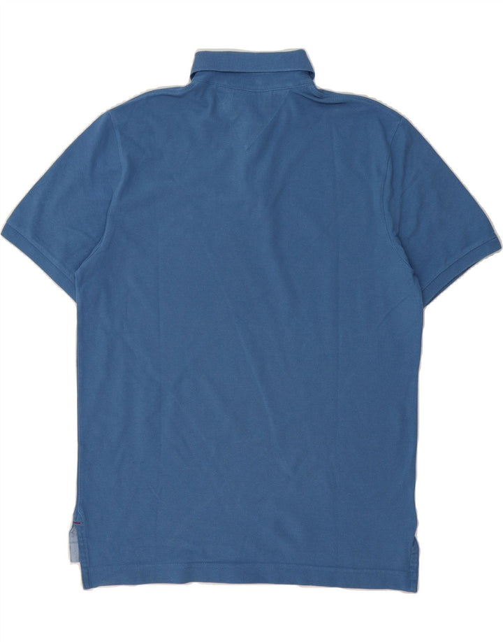 TOMMY HILFIGER Mens Classic Fit Polo Shirt Small Blue Vintage Tommy Hilfiger and Second-Hand Tommy Hilfiger from Messina Hembry 