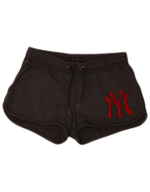 Damskie spodenki sportowe Majestic Graphic UK 12, średnioszare, bawełniane