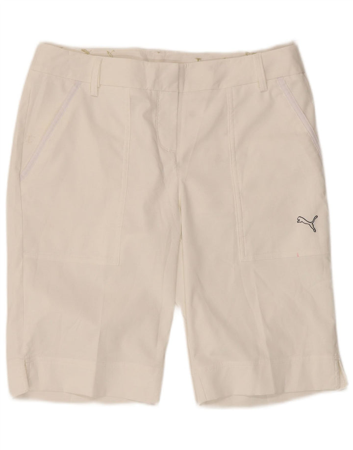 Damskie spodenki Chino Puma UK 12 Medium W34 Biały poliester