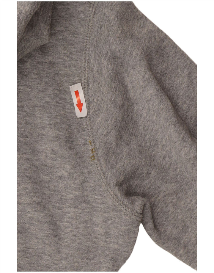 Męski sweter z kapturem Nike Graphic, średnioszary, bawełniany