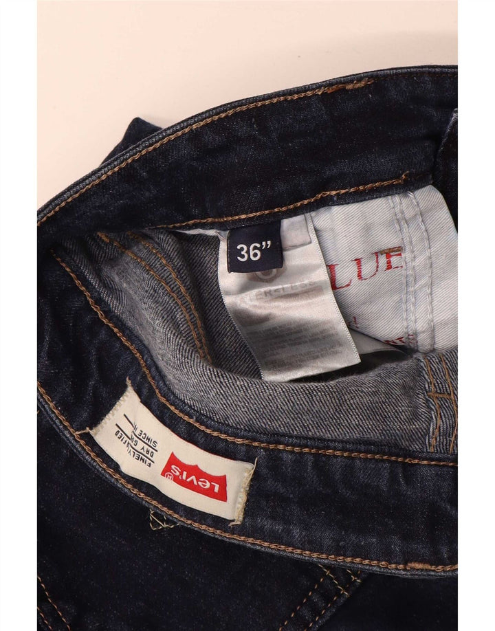 Męskie jeansy Levi's Slim W36 L28 Granatowa bawełna