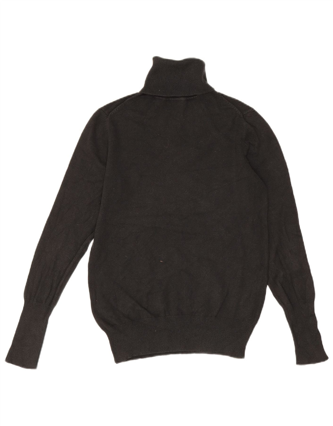 Sweter damski Zara z wywijanym dekoltem UK 14, duży, czarny