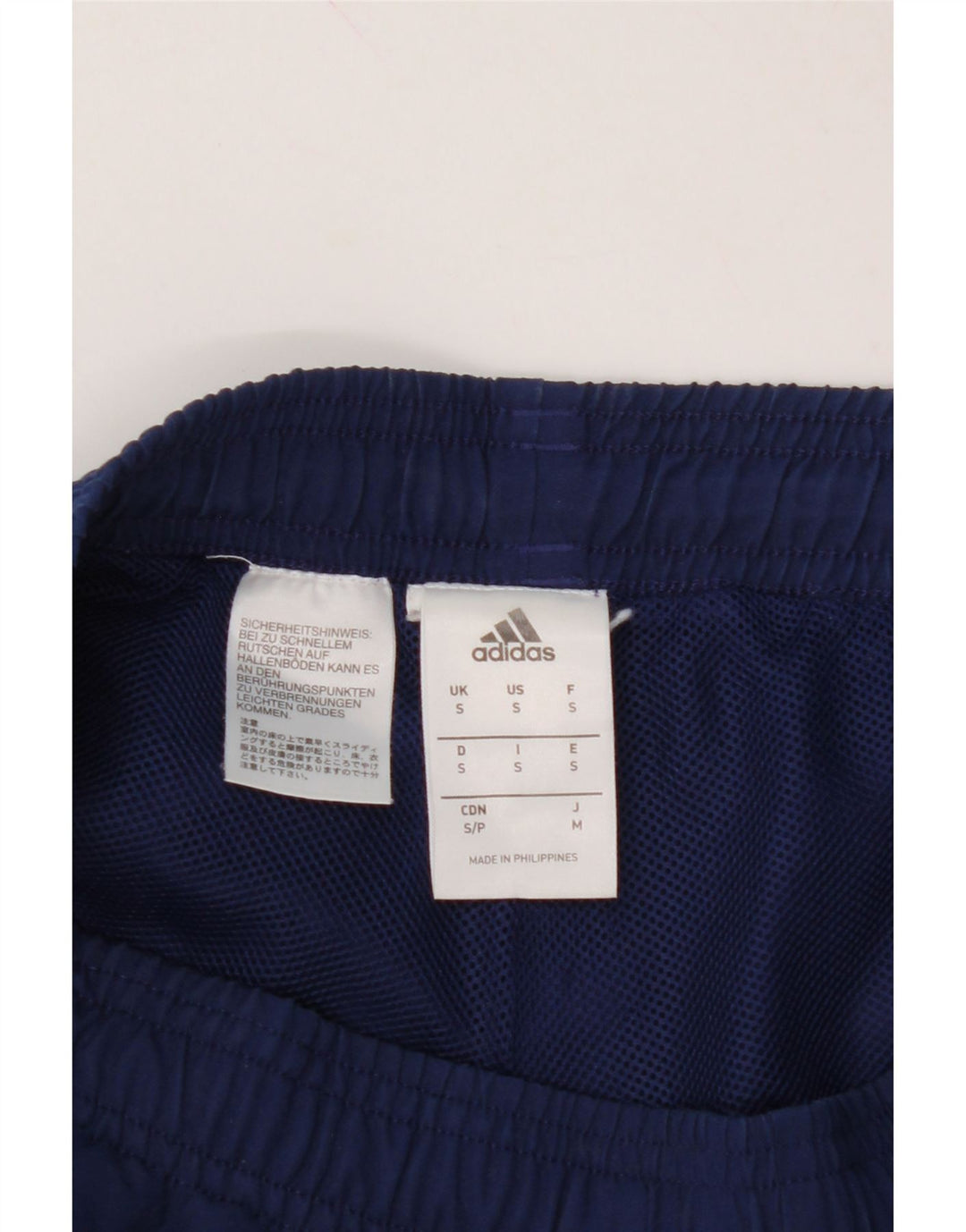 ADIDAS Mens Tracksuit Trousers Small  Navy Blue Vintage Adidas and Second-Hand Adidas from Messina Hembry 