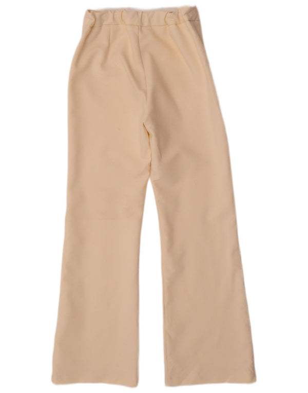 Dziewczęce spodnie codzienne z wysokim stanem ZARA 13-14 lat W26 L28 Złamana biel