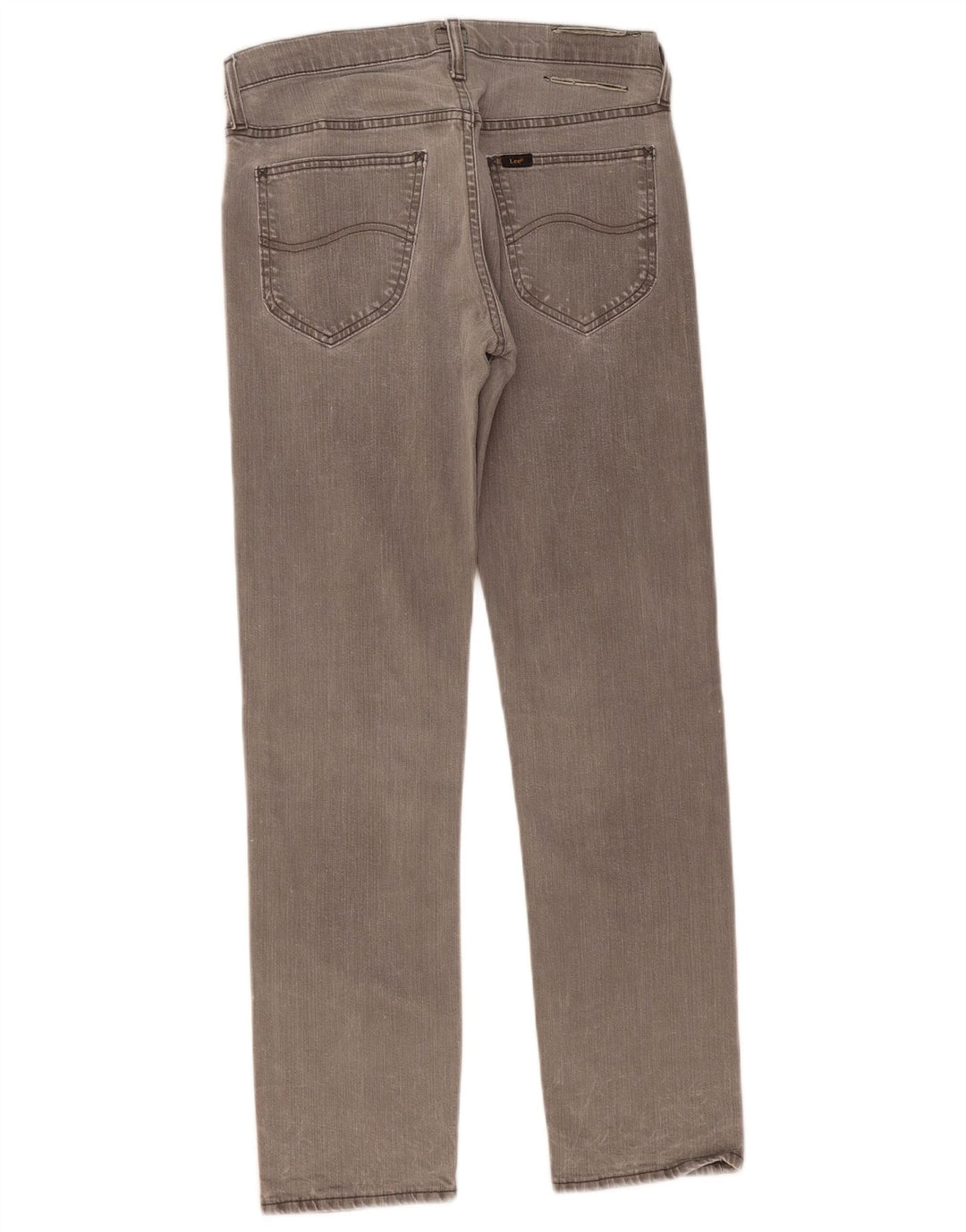 LEE Mens Daren Straight Jeans W30 L30 Grey Cotton