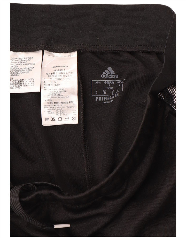Damskie spodnie dresowe Adidas Aeroready UK 14, średni czarny poliester