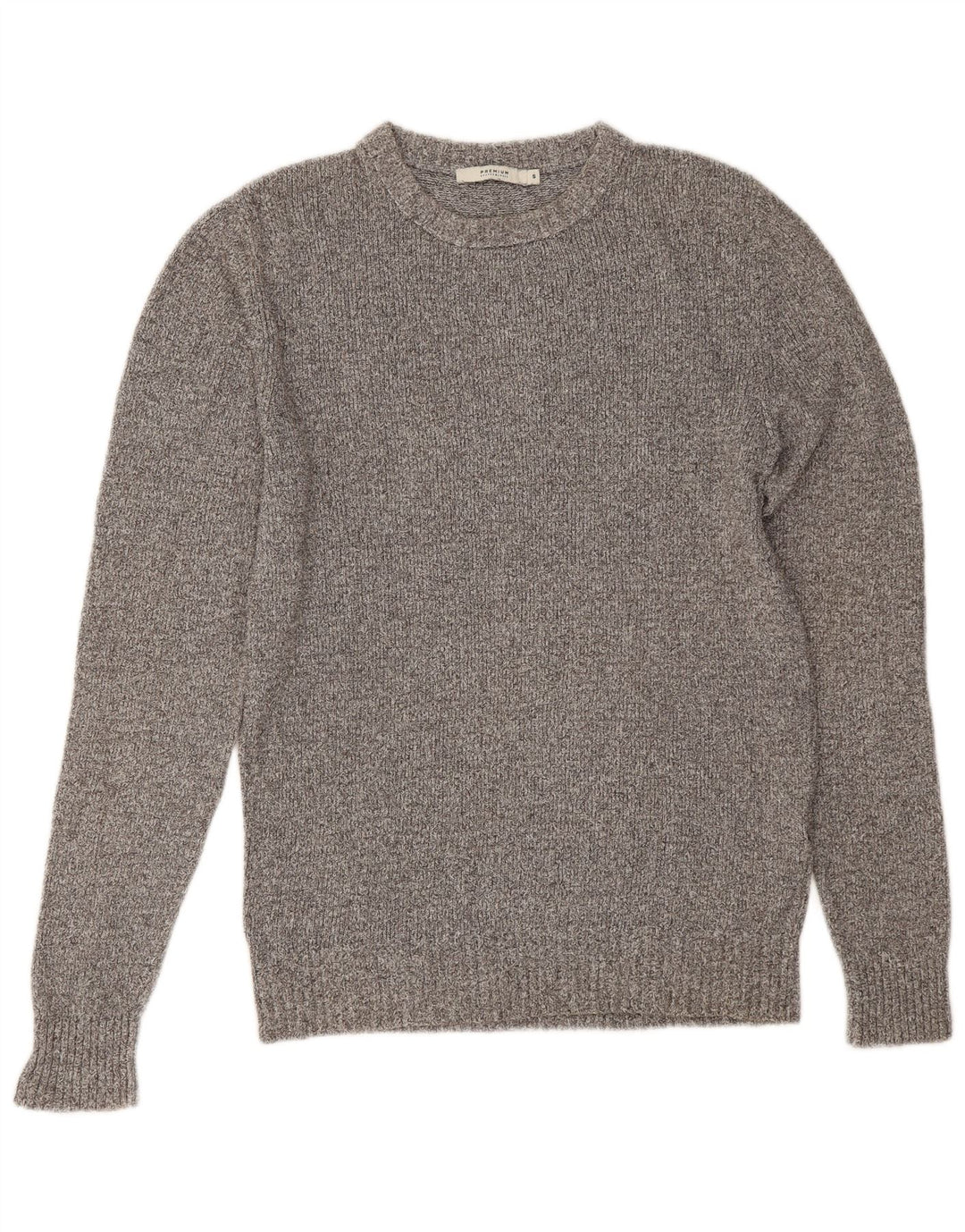 Męski sweter Jack & Jones z okrągłym dekoltem, mały, szary, bawełniany