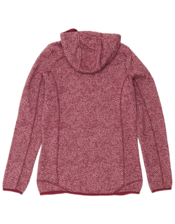 Damski sweter z kapturem i zamkiem Mountain Warehouse UK 12, średni burgund