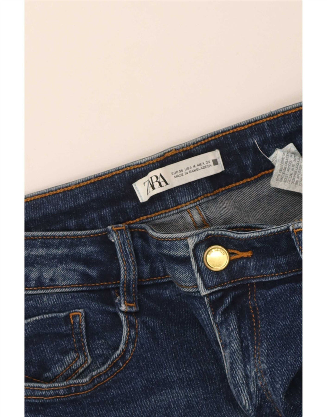 Damskie jeansy Bootcut Zara EU 36 XS W26 L26 Niebieskie