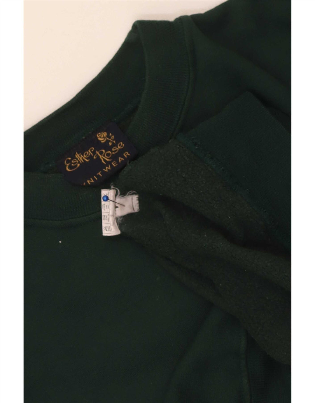 Damska bluza z grafiką Esther Rose Jumper UK 12 Średni zielony akryl