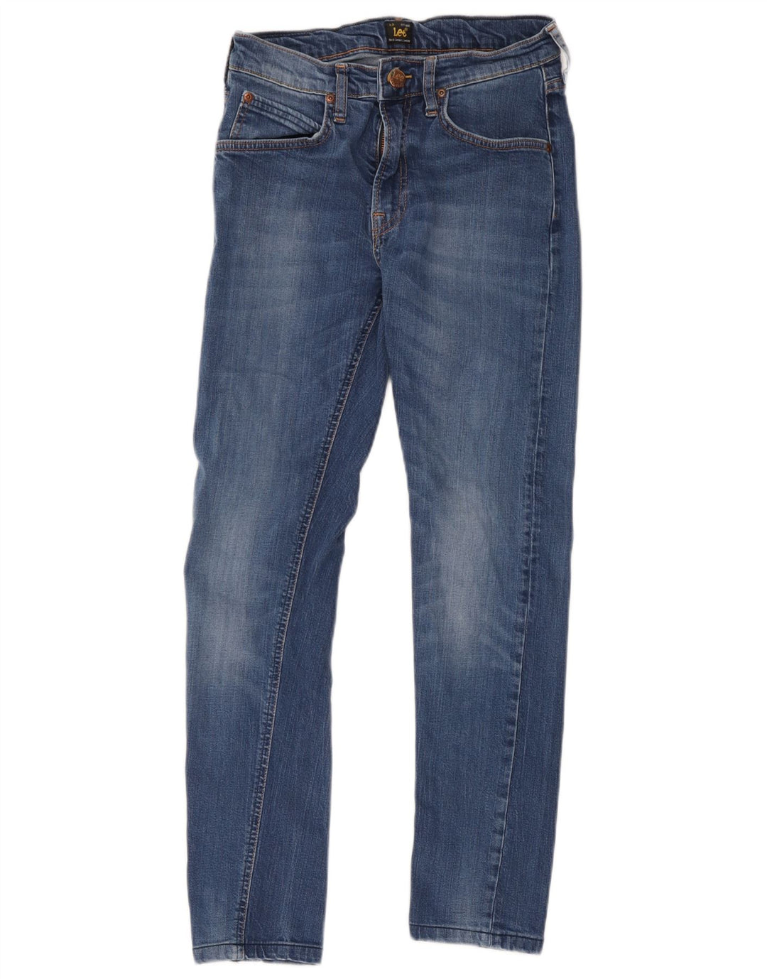 Damskie jeansy Lee Luke Slim W29 L28 Niebieskie bawełniane