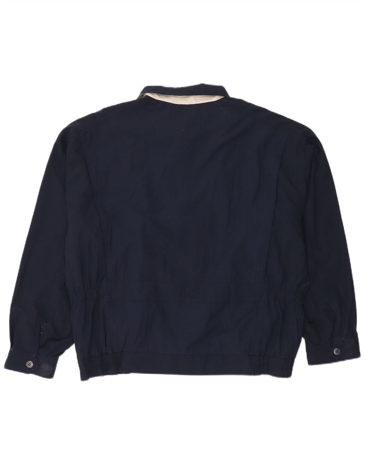 Męska kurtka bomber w stylu vintage UK 42 XL Granatowy poliester