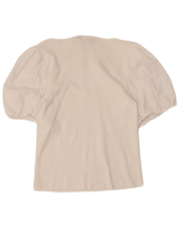 Damska bluzka MINT VELVET UK 12 Medium White Modal