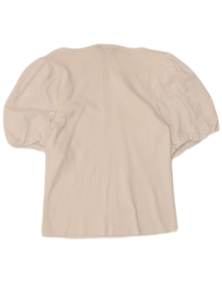 Damska bluzka MINT VELVET UK 12 Medium White Modal