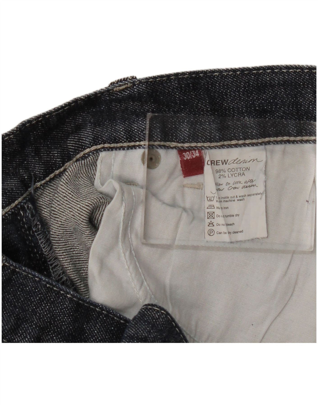 Crew Clothing Damskie jeansy Bootcut W30 L34 Granatowa bawełna