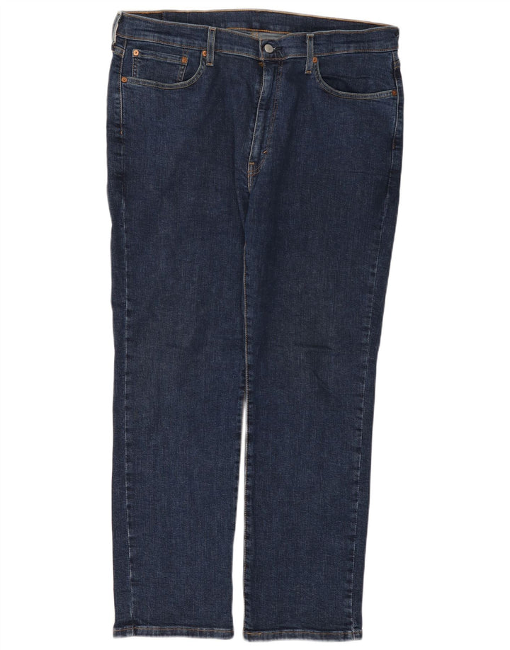 Męskie proste dżinsy Levi's W38 L30 Niebieskie bawełniane