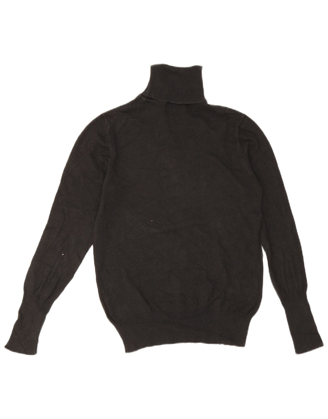 Sweter damski Zara z wywijanym dekoltem UK 14, duży, czarny