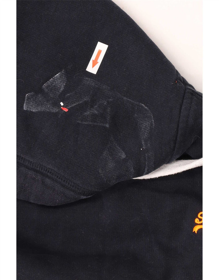 Męski sweter z kapturem Superdry, duży, granatowy