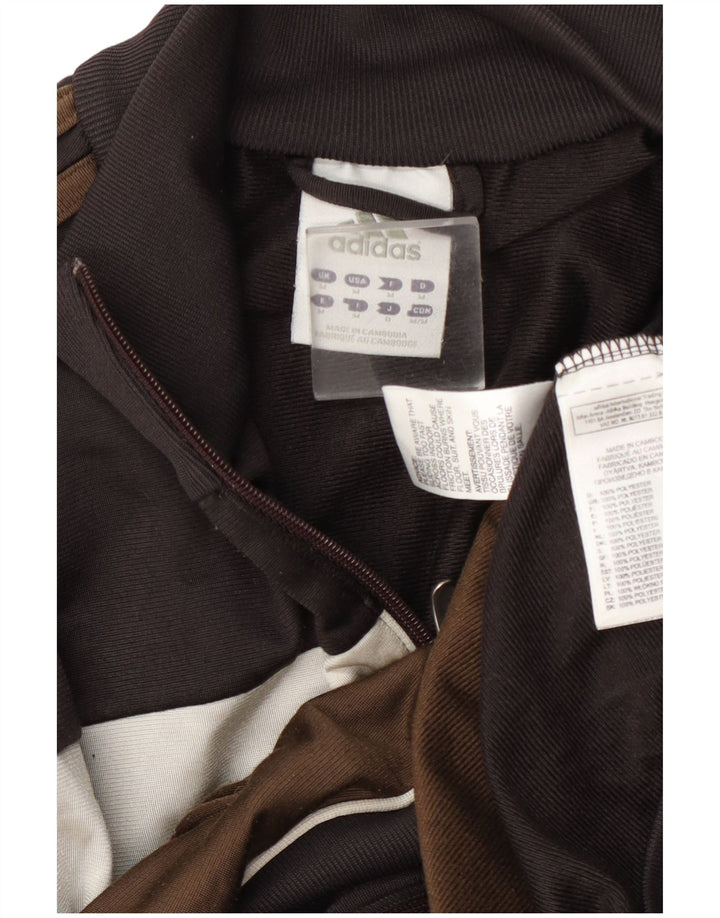 Adidas Męska bluza dresowa Top Jacket Medium Brown Colorblock Poliester