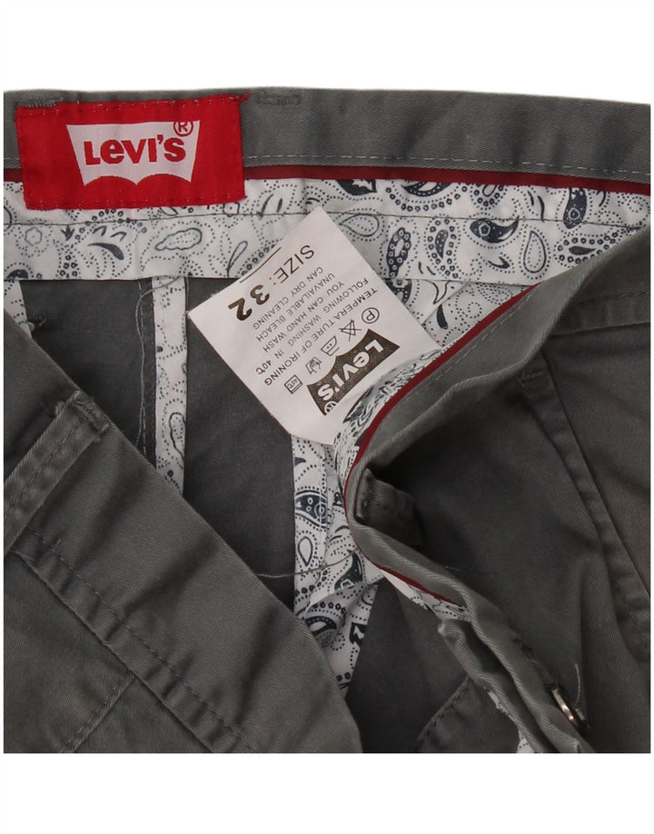 Męskie spodnie typu slim chino Levi's W32 L30 szare