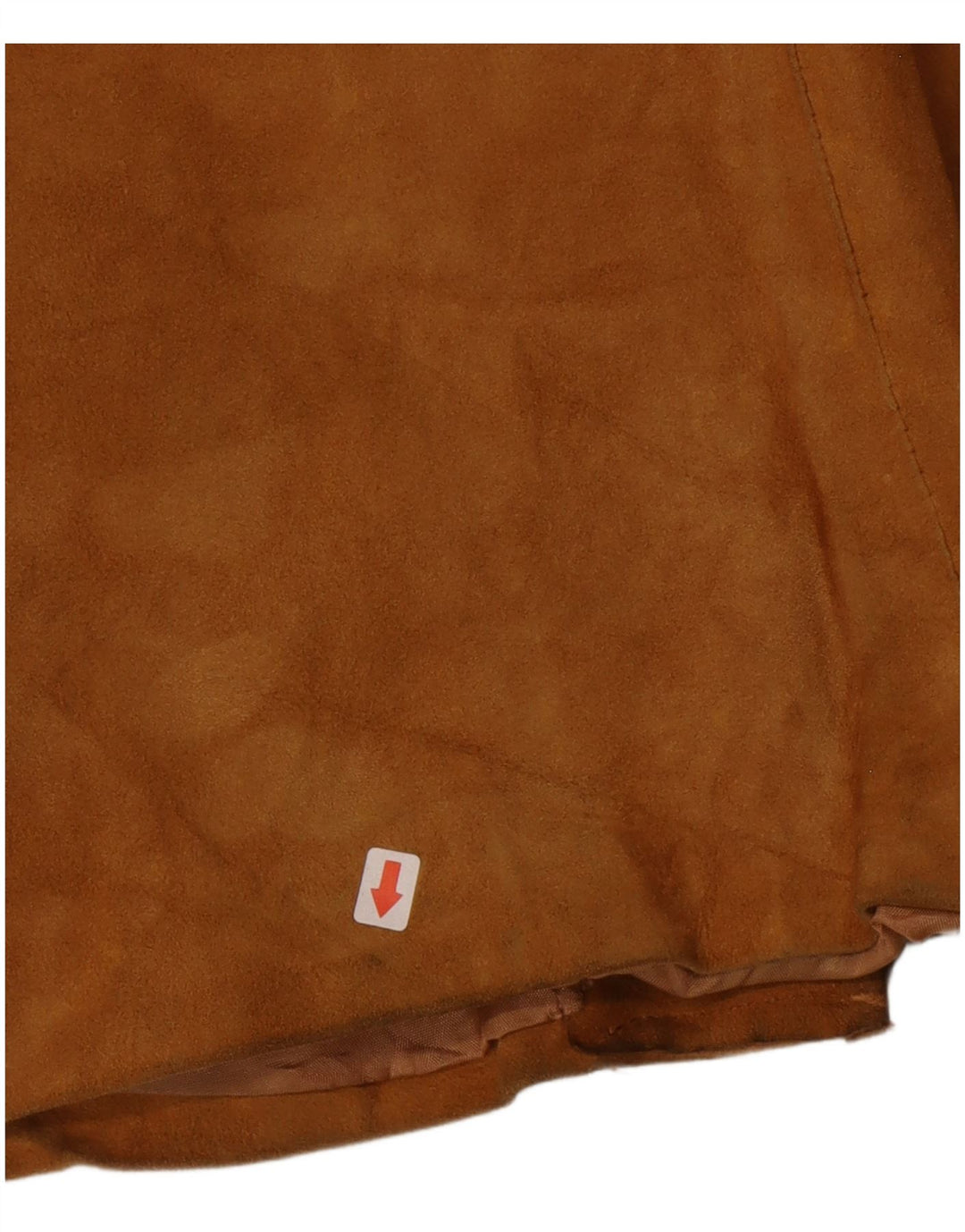 Vintage damska marynarka zapinana na 3 guziki, UK 14, średnia brązowa skóra