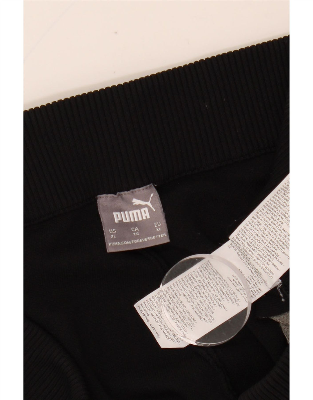 Męskie spodnie dresowe PUMA Joggers XL Czarny nylon