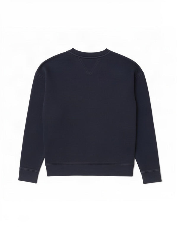 Damska bluza oversize Tommy Hilfiger UK 6 XS, granatowa, bawełniana
