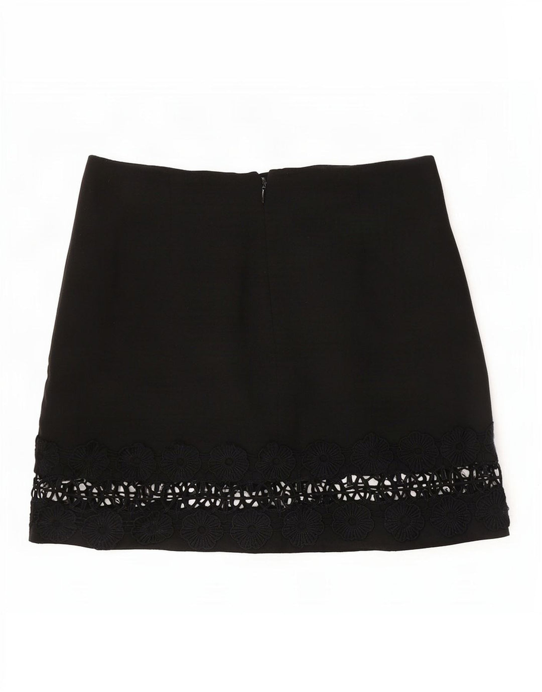 Damska spódniczka mini Topshop UK 12 Medium W30 Czarny kwiatowy poliester