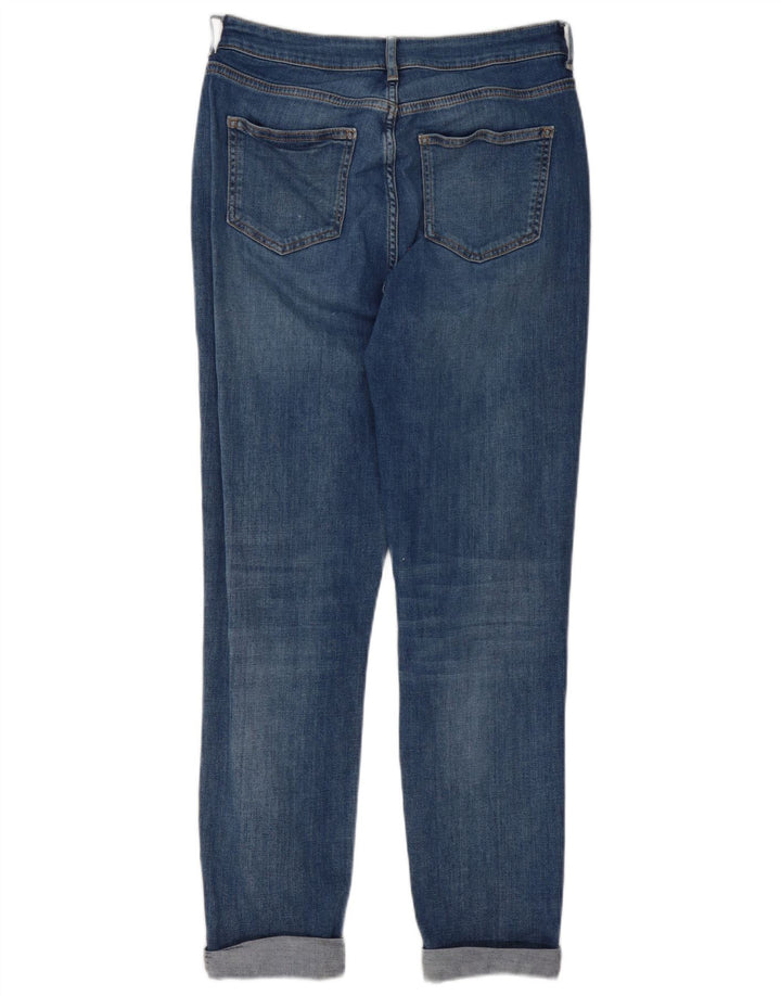 Damskie jeansy M&Co w trudnej sytuacji, UK 12 Medium W28 L28 Niebieskie
