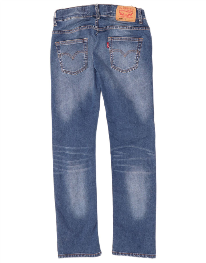 Dżinsy chłopięce Levi's 511 Slim 9-10 lat W24 L27 Niebieska bawełna