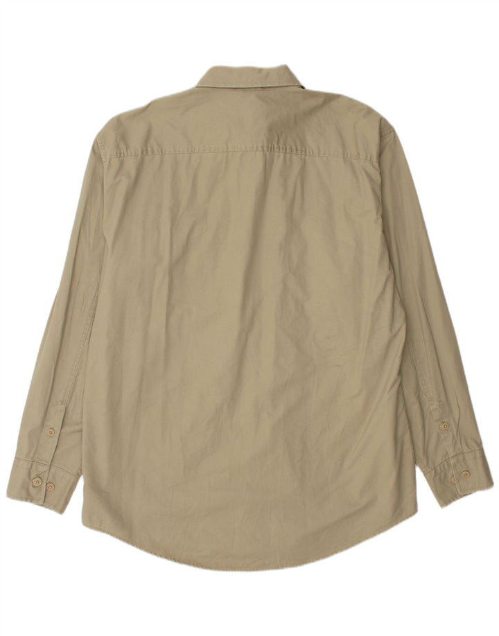 Męska koszula graficzna TIMBERLAND, duża, bawełniana khaki