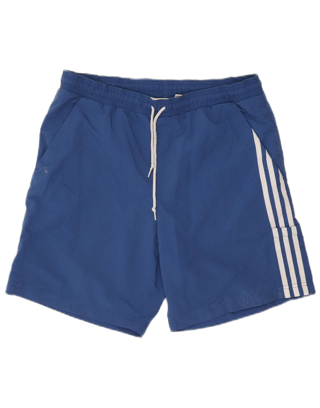 Męskie spodenki sportowe Adidas, małe, niebieskie, poliamidowe