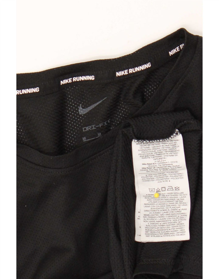 Męska koszulka Nike Dri Fit Top, średni czarny poliester