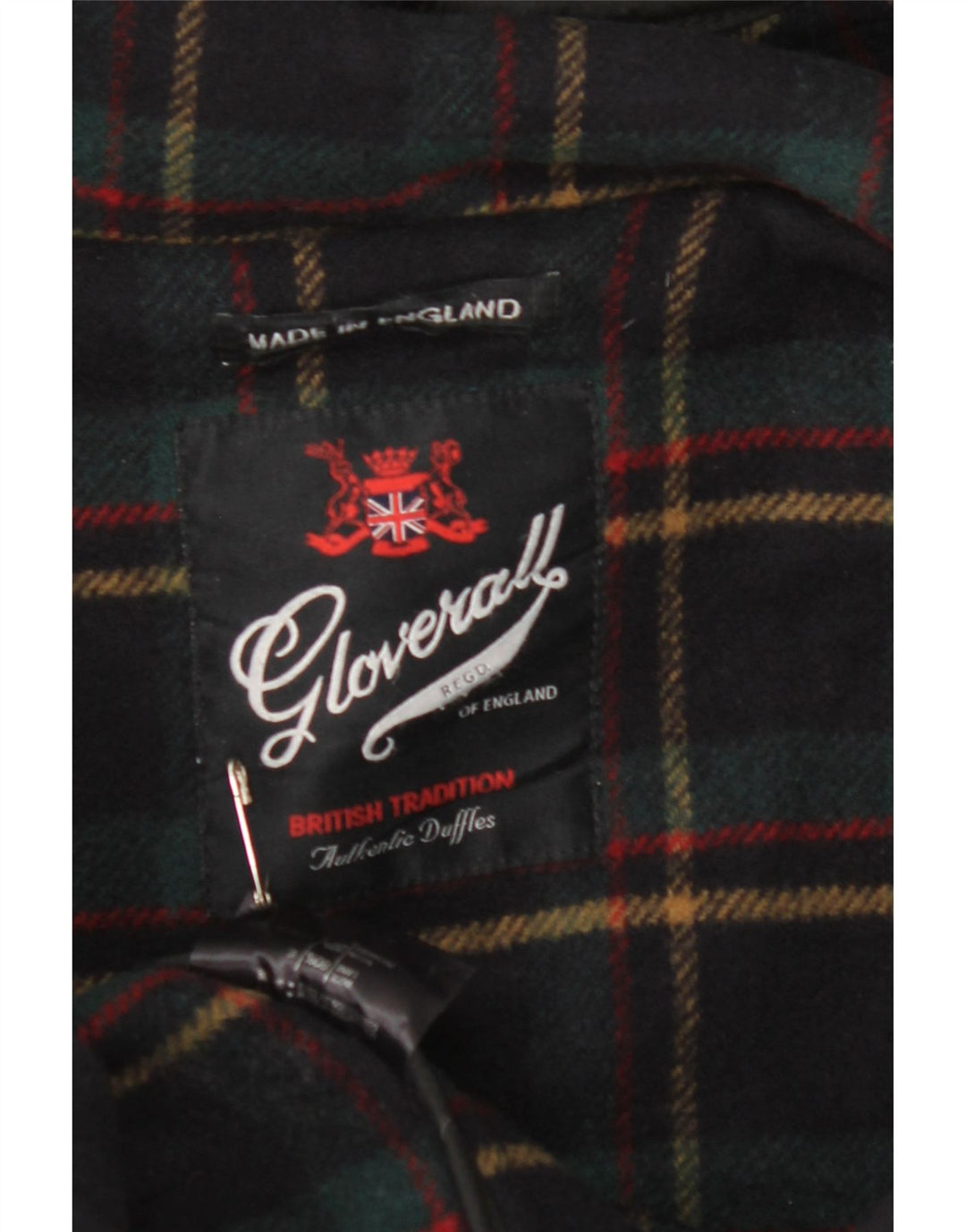 GLOVERALL Męski budrysówka z kapturem UK 46 3XL Granatowa wełna