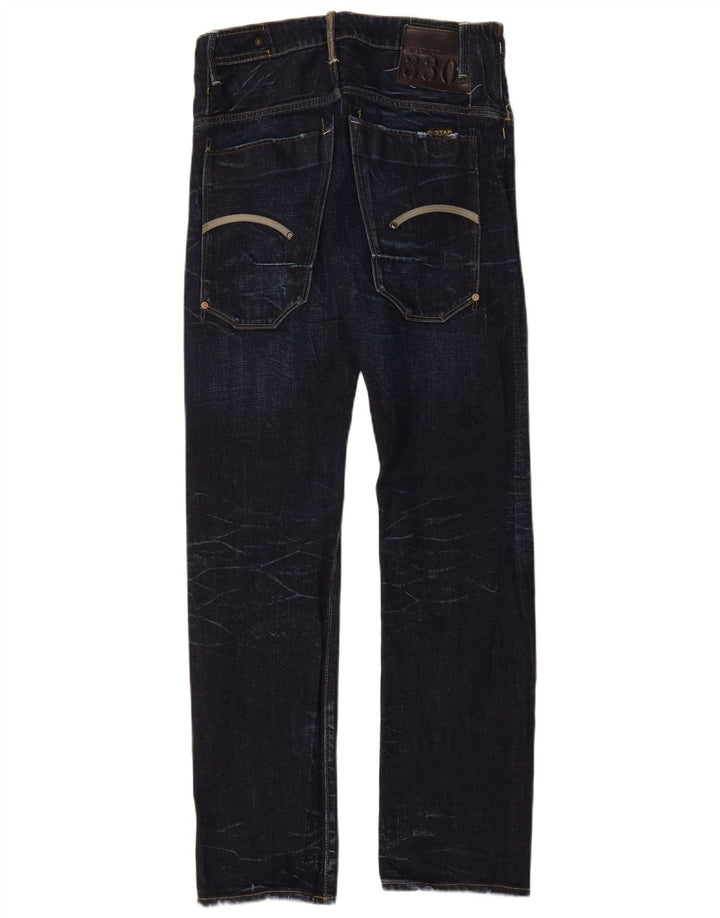 Damskie jeansy slim G-Star W30 L34 Granatowa bawełna