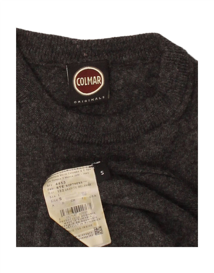 COLMAR Womens Crew Neck Jumper Sweater UK 10 Small Grey