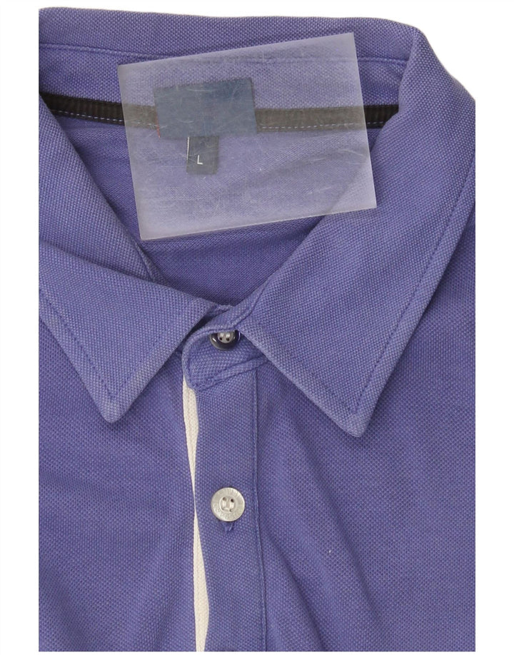 Męska koszulka polo Trussardi Jeans, duża, fioletowa