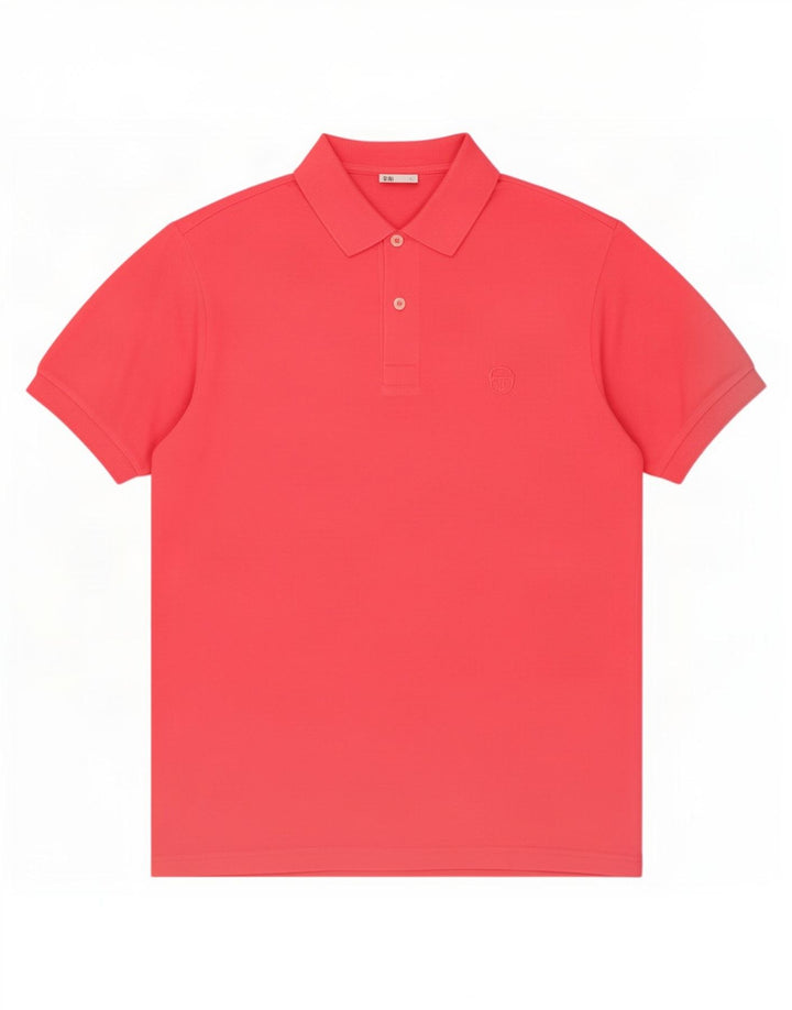 Męska koszulka polo Sergio Tacchini, średnio różowa, bawełniana
