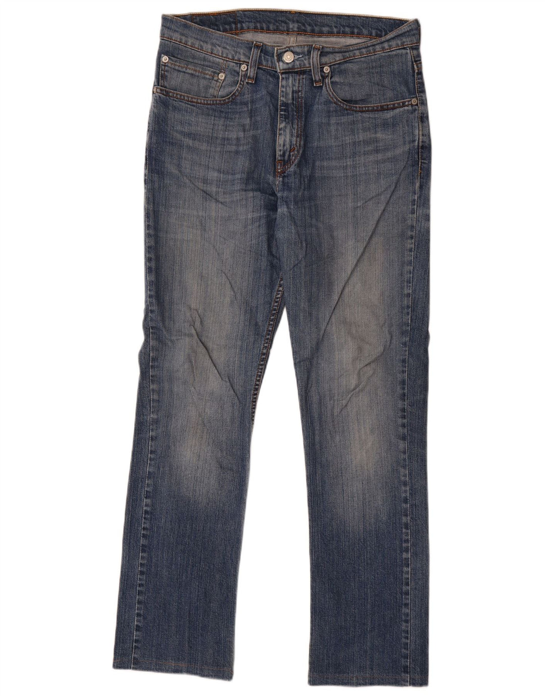 Męskie jeansy slim fit Levi's W32 L30 Niebieskie bawełniane