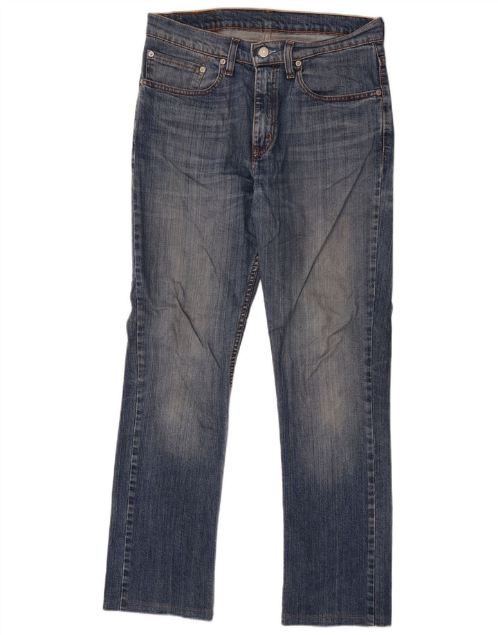 Męskie jeansy slim fit Levi's W32 L30 Niebieskie bawełniane
