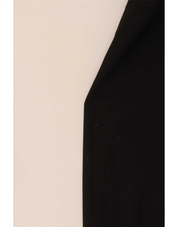 Damskie proste spodnie chino Zara EU 40 Medium W30 L34 Czarny poliester