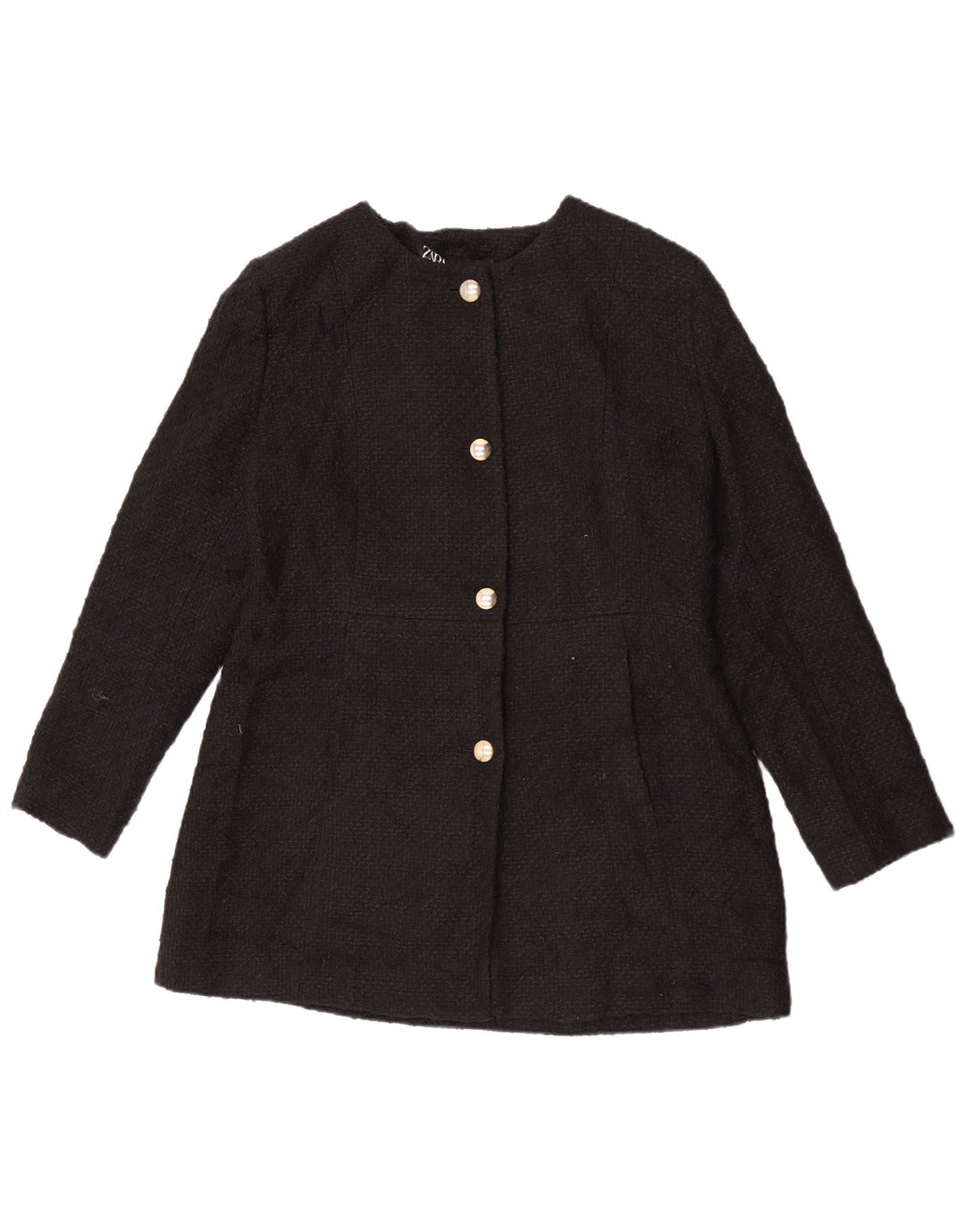 Damska marynarka Zara z 4 guzikami, UK 18 XL, czarna