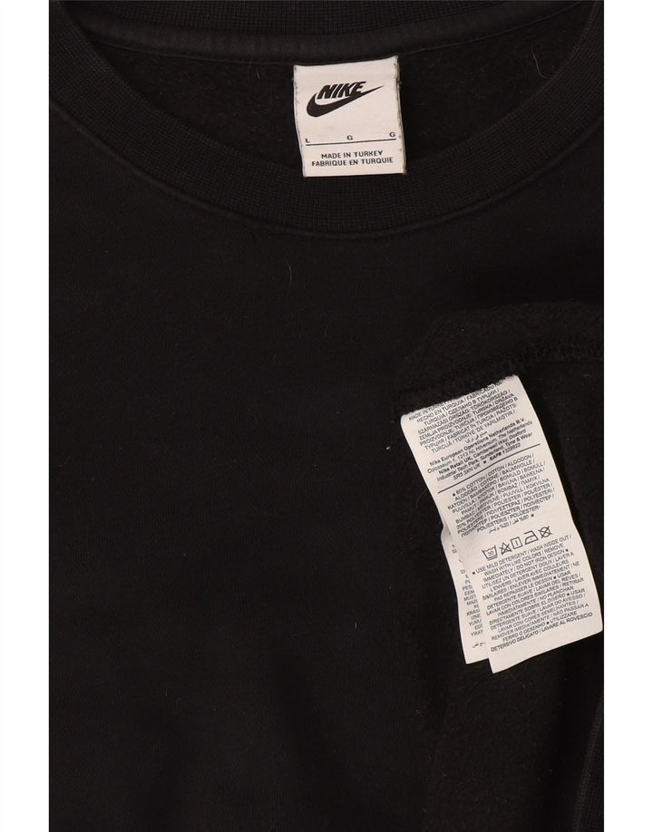 Bluza męska Nike, duża, czarna, bawełniana