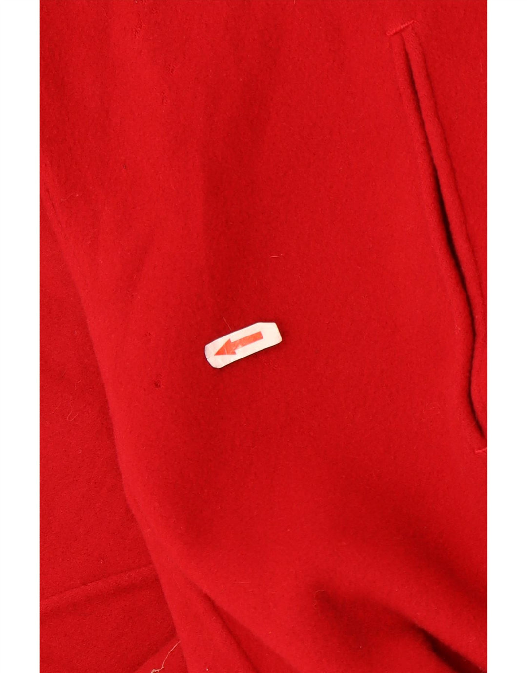 Płaszcz damski w stylu vintage UK 22 3XL czerwony