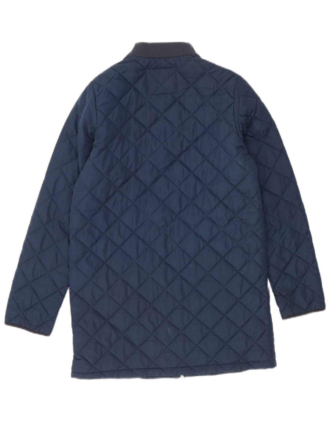 Damska pikowana kurtka Lee UK 10, mała, granatowa, z poliestru w blokach kolorów