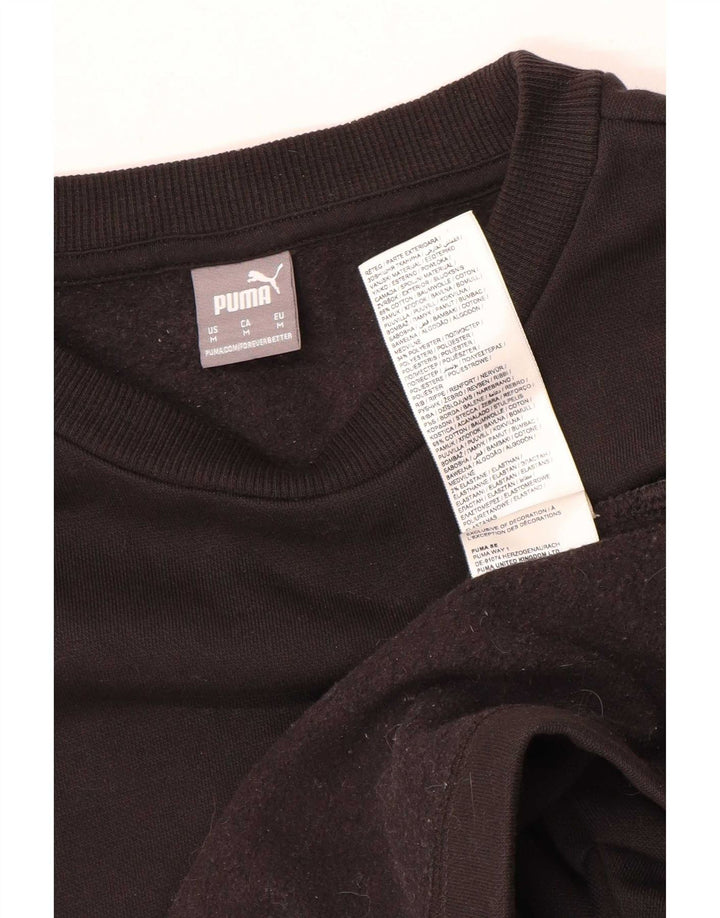Damska bluza Puma Jumper UK 14 Średnia czarna bawełna
