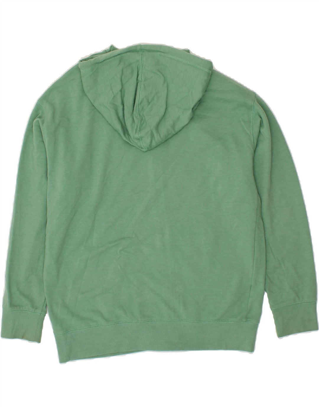 EDDIE BAUER Mens Zip Hoodie Sweater Small Green Cotton Vintage Eddie Bauer and Second-Hand Eddie Bauer from Messina Hembry 